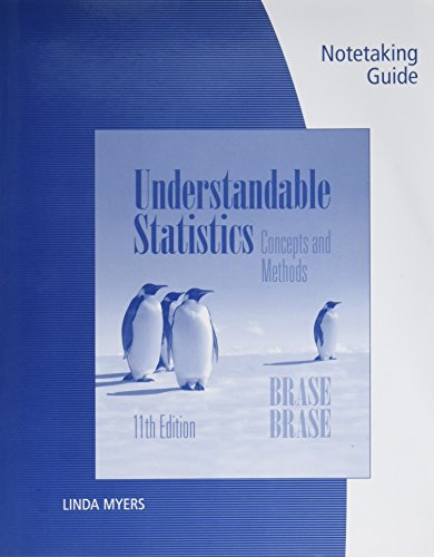 Notetaking Guide for Brase/Brase's Understandable Statistics, 11th
