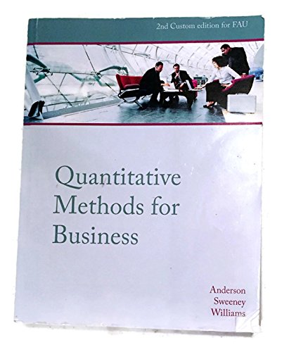 Quantitative Methods of Business