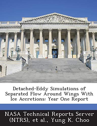 Detached-Eddy Simulations of Separated Flow Around Wings With Ice Accretions: Year One Report