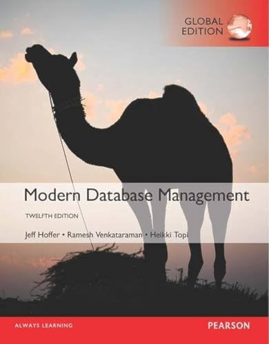 MODERN DATABASE MANAGEMENT 12/E