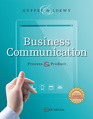Business Communication: Process and Product
