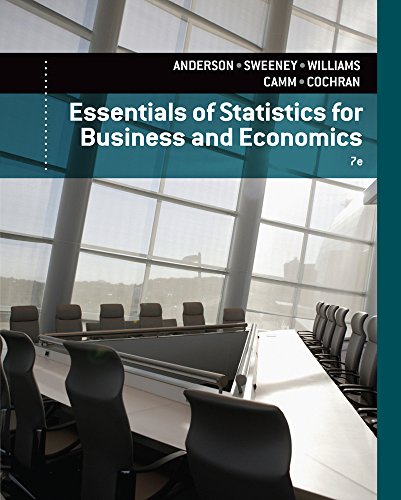 Bundle: Essentials of Statistics for Business and Economics, 7th + CengageNOW Printed Access Card
