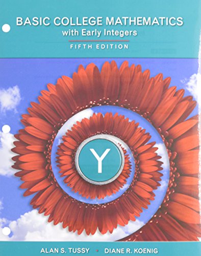Basic College Mathematics with Early Integers + Enhanced WebAssign Developmental Math Access Card: Llf Basic College Mathematicsw/Early Integers