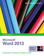 Bundle: New Perspectives on Microsoft Word 2013, Comprehensive + SAM 2013 Assessment, Training, and Projects v1.0 Printed Access Card