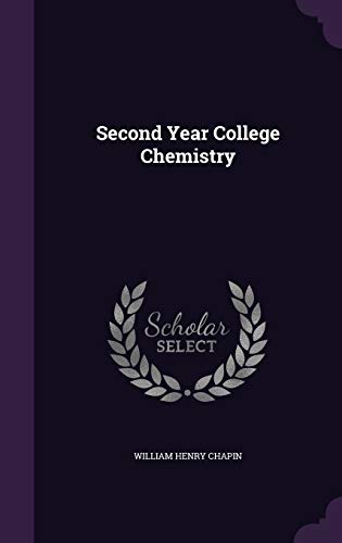 Second Year College Chemistry
