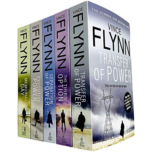 Mitch Rapp Novel Series Books 1 - 5 Collection Set by Vince Flynn (Transfer of Power, Third Option, Separation of Power, Executive Power & Memorial Day)