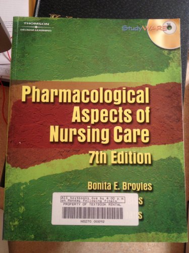 Pharmacological Aspects of Nursing Care