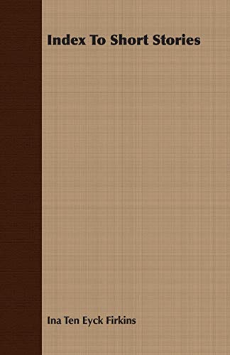 Index to Short Stories
