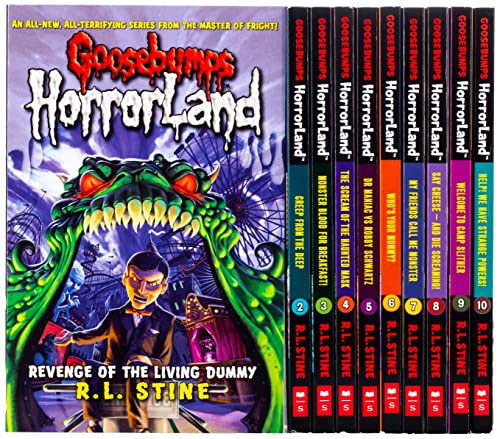 Goosebumps Horrorland Series 10 Set Collection Pack Children Books R L Stine