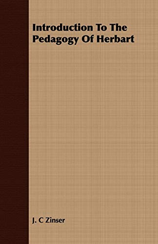Introduction To The Pedagogy Of Herbart