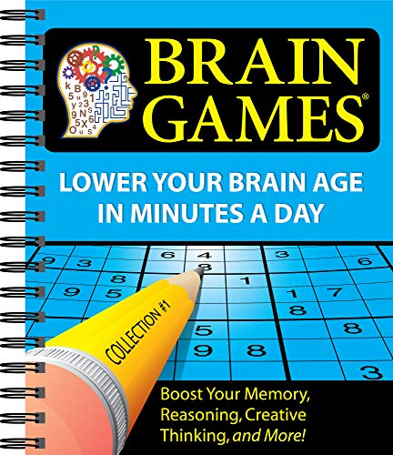 Brain Games #1: Lower Your Brain Age in Minutes a Day (Variety Puzzles) (Volume 1)