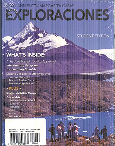 Exploraciones, with iLrn(TM) Heinle Learning Center Printed Access Card + m. CD-ROM