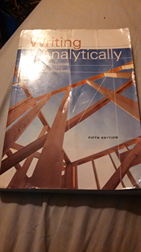 Writing Analytically