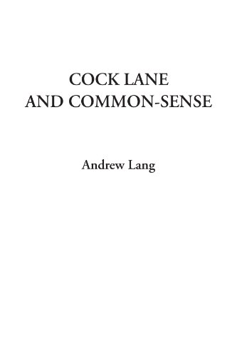 Cock Lane and Common-Sense
