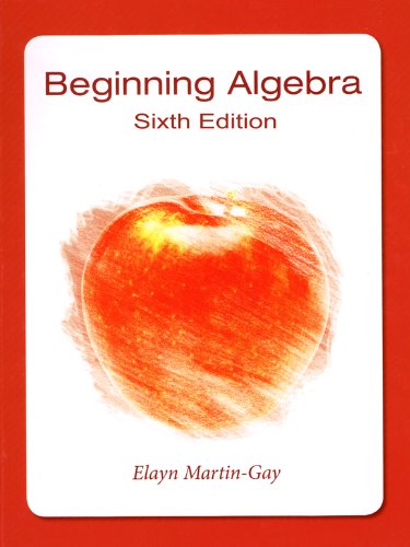 Beginning Algebra (Sixth Edition)