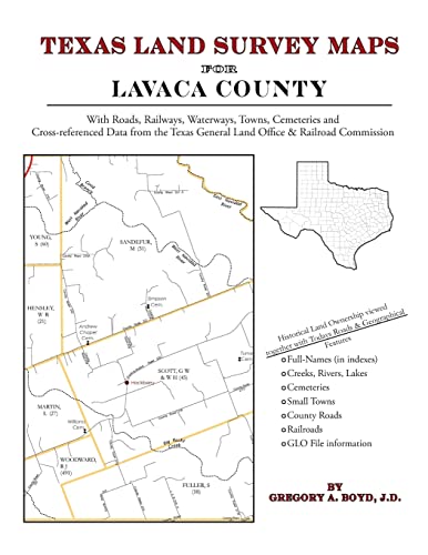 Texas Land Survey Maps for Lavaca County