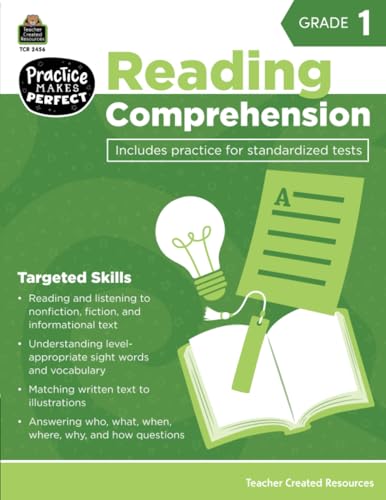 Reading Comprehension: Grade 1 (Practice Makes Perfect)