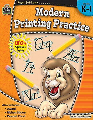 Ready-Set-Learn: Modern Printing Practice Grd K-1
