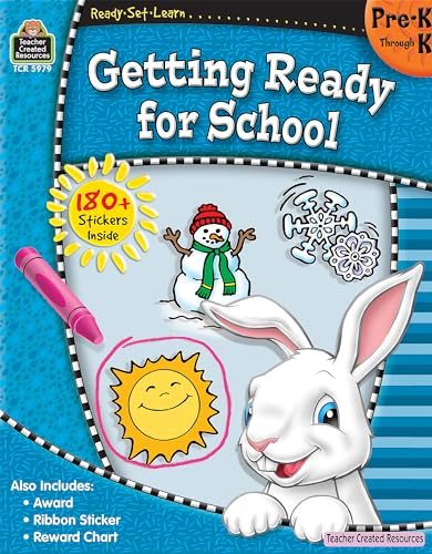 Ready•Set•Learn: Getting Ready for School, Grades PreK–K from Teacher Created Resources