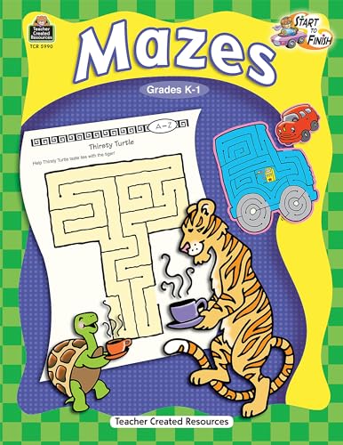 Start to Finish Mazes: Grades K-1