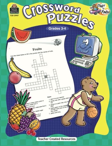 Start to Finish: Crossword Puzzles, Grades 3-4