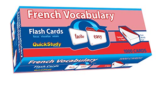 French Vocabulary Flash Cards
