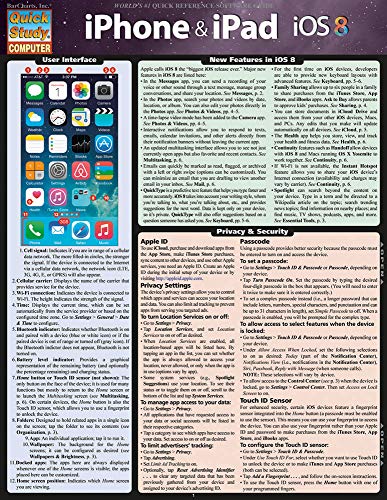 iPhone & iPad IOS 8 (Quick Study Computer)