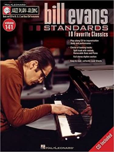 Bill Evans Standards: Jazz Play-Along Volume 141 (Hall Leonard Jazz Play-along, 141)