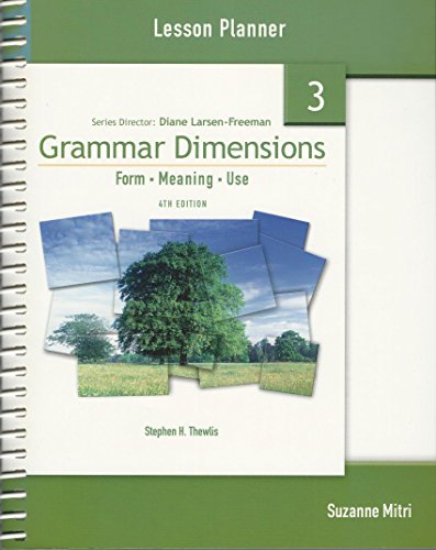 Grammar Dimensions 3: Lesson Planner