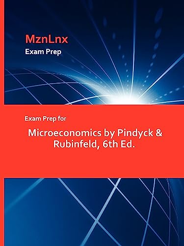 Exam Prep for Microeconomics by Pindyck & Rubinfeld, 6th Ed.