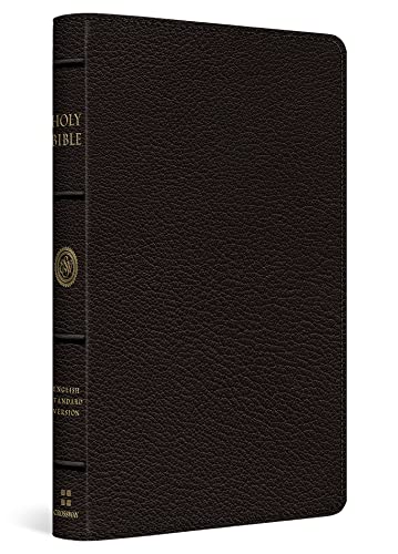 ESV Heirloom Thinline Bible (Goatskin, Black)