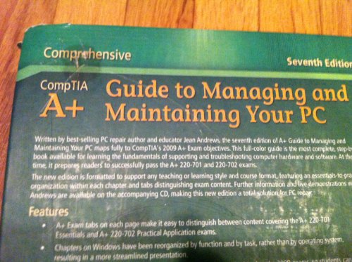 A+ Guide to Managing & Maintaining Your PC