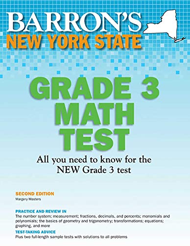 New York State Grade 3 Math Test (Barron's Test Prep NY)