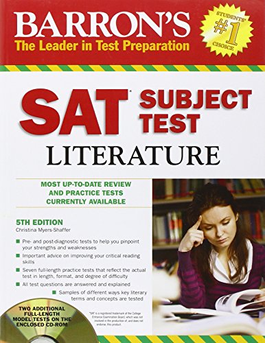 Barron's SAT Subject Test: Literature with CD-ROM (Sat Test in Literature)