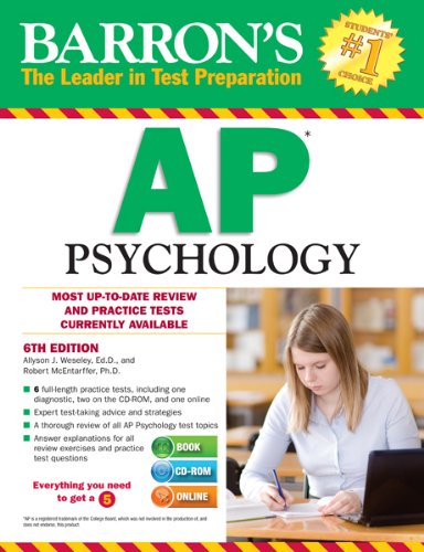 Barron's AP Psychology with CD-ROM