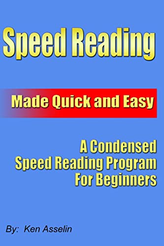 Speed Reading Made Quick And Easy