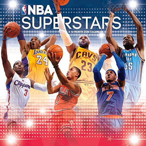 NBA Superstars 2016 Calendar