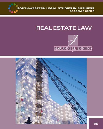 Real Estate Law (South-Western Legal Studies in Business Academic)
