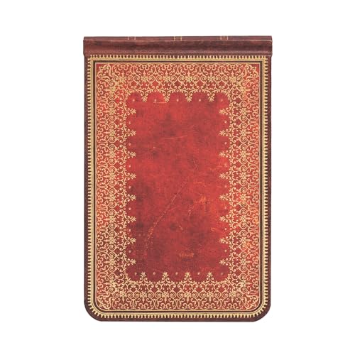Foiled Mini Reporter Gridded Hardcover Journal, 192pg, 80GSM, Mini Reporters by Paperblanks (Old Leather Collection)
