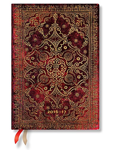 "Carmine" Midi 18-month Academic Weekly Planner, July 2016 to December 2017 (5 X 7)