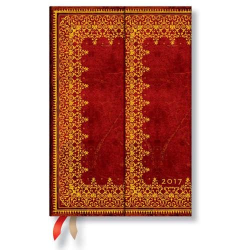 Foiled Mini - 2017 Paperblanks Weekly Planner (4 x 5.5 Horizontal)