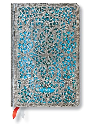 Maya Blue Mini - 2017 Paperblanks Weekly Planner (4 x 5.5 Horizontal)