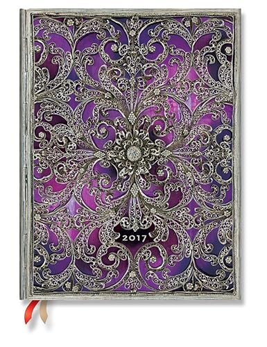 Aubergine Ultra - Paperblanks 2017 Weekly Planner (7 x 9 Vertical)