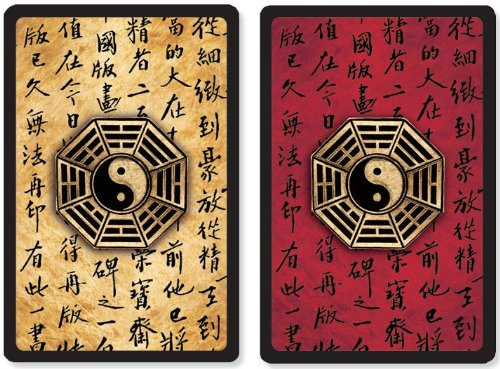 Yin Yang Premium Plastic Playing Cards: Set of 2, Standard Index, Bridge Size