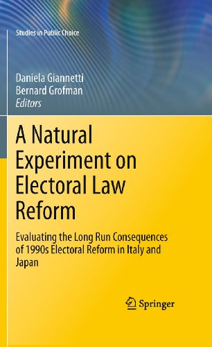 A Natural Experiment on Electoral Law Reform: Evaluating the Long Run Consequences of 1990s Electoral Reform in Italy and Japan (Volume 24)