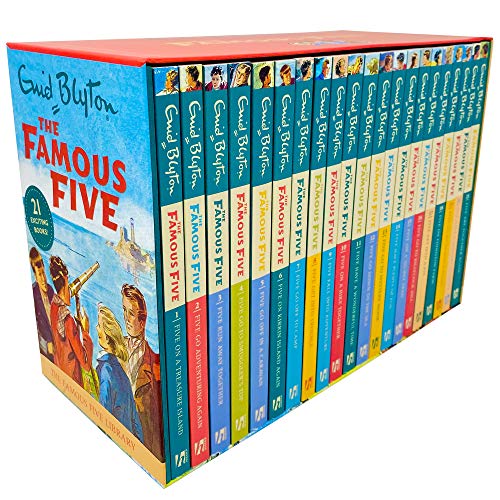 Enid Blyton Famous Five Series, 21 Books Box Collection Pack Set (Famous Five Series)