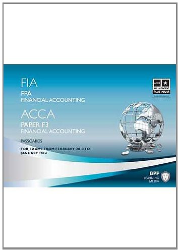 FIA Foundations of Financial Accounting - FFA: Passcards