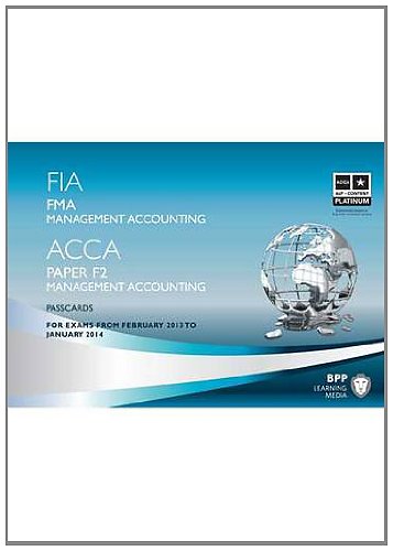 Fia Foundations in Management Accounting - Fma: Passcards