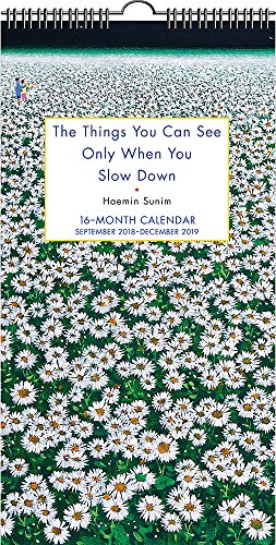The Things You Can See Only When You Slow Down 16-Month 2018-2019 Wall Calendar: September 2018-December 2019