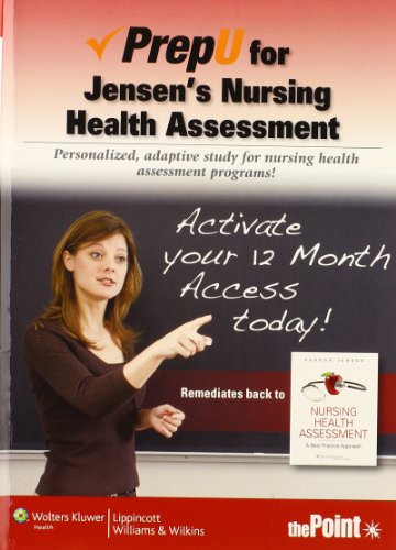 Jensen's Nursing Health Assessment PrepU Access Code